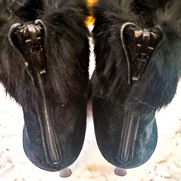 Max de Carlo Suede Boot with Fur - Picture 2 of 6